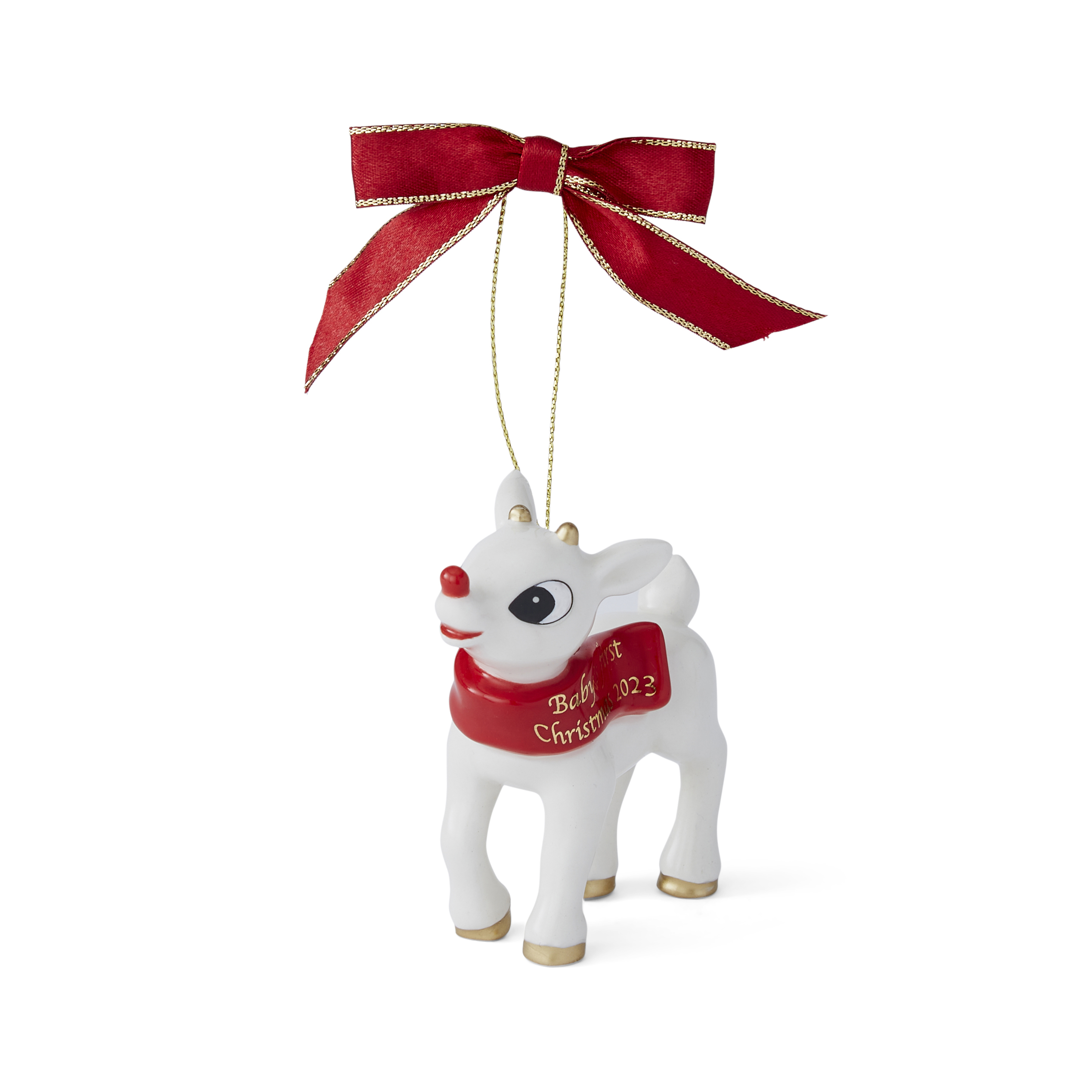 Rudolph The Red Nosed Reindeer® Baby's First Christmas Ornament 2023 image number null
